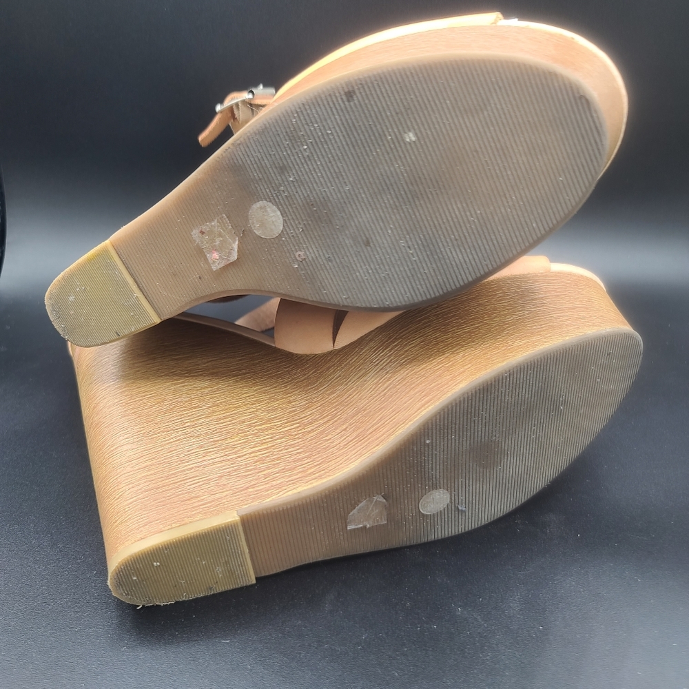 Chinese Laundry Java Wedge Leather Hazelnut 10 - image 4